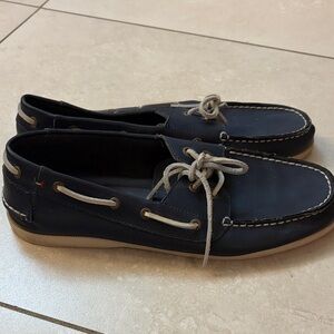 Tommy Hilfiger Dark Blue Boat Shoes